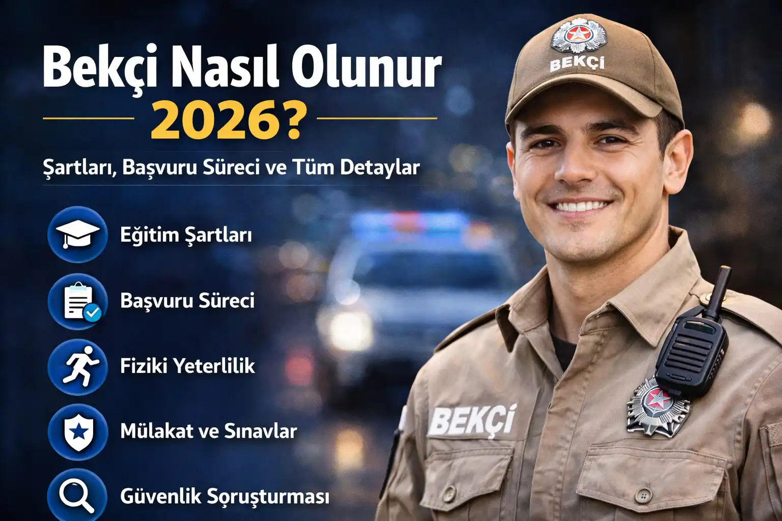 2026 Bekçi nasıl olunur