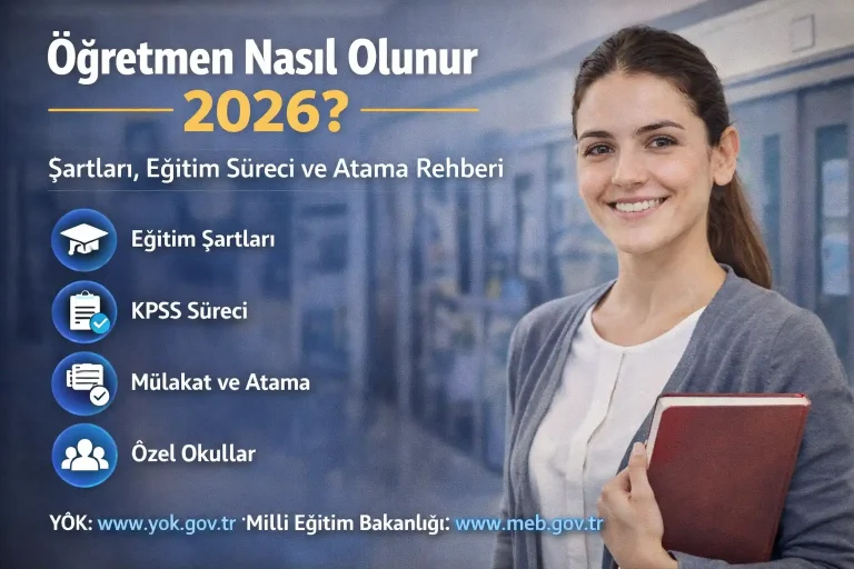 Öğretmen Nasıl Olunur 2026? Şartları ve Atama Rehberi